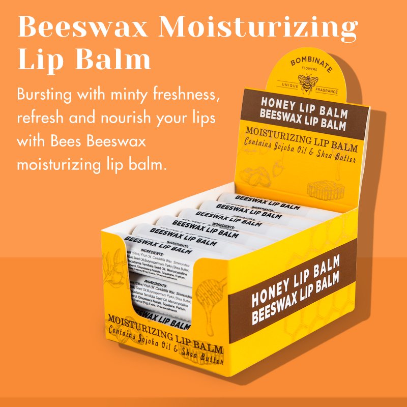 cusotm beeswax lip balm ideal promtional china