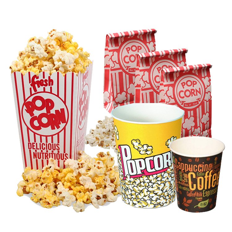 custom popcorn bags promtional in china