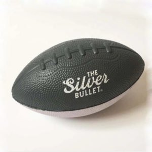 custom sports stress balls grey