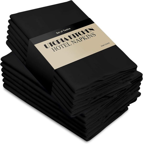 black cocktail napkins personalized china