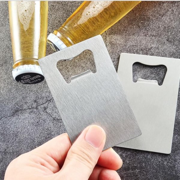 bottle opener business card ideal promotion