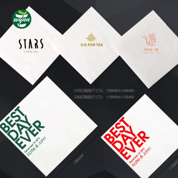 custom cocktail napkins ideal china