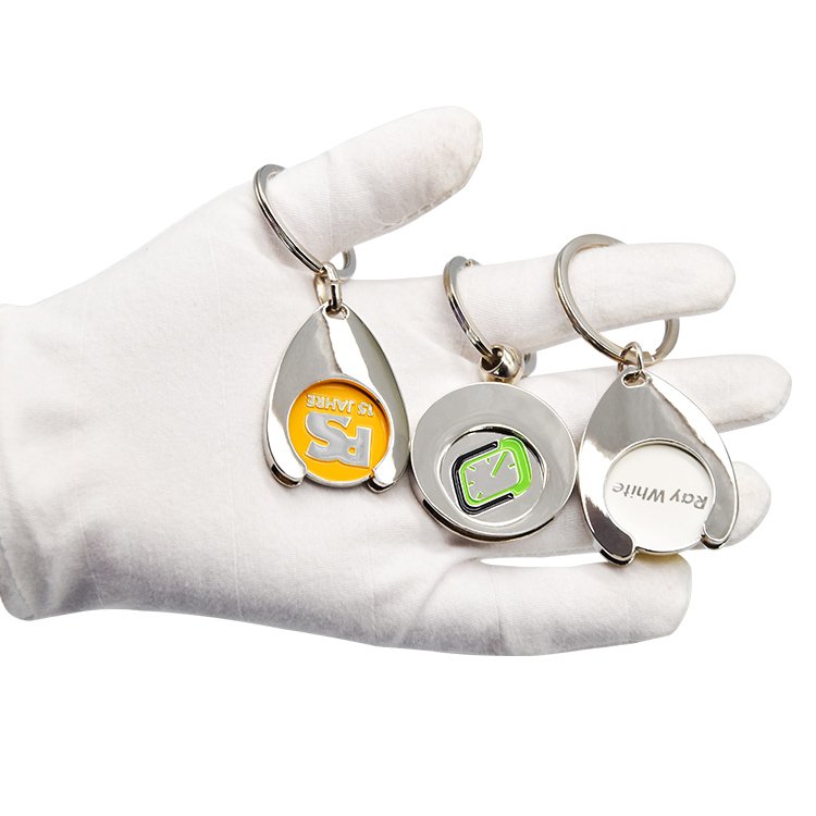 custom white carabiner keychains in china