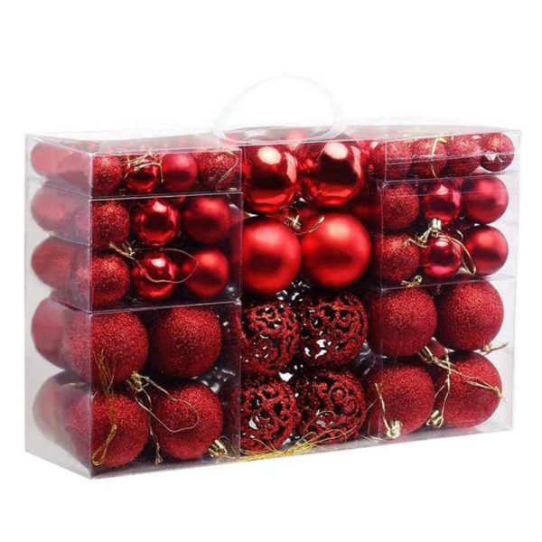 100 piece christmas ornament sets