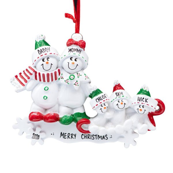 custom family christmas ornaments
