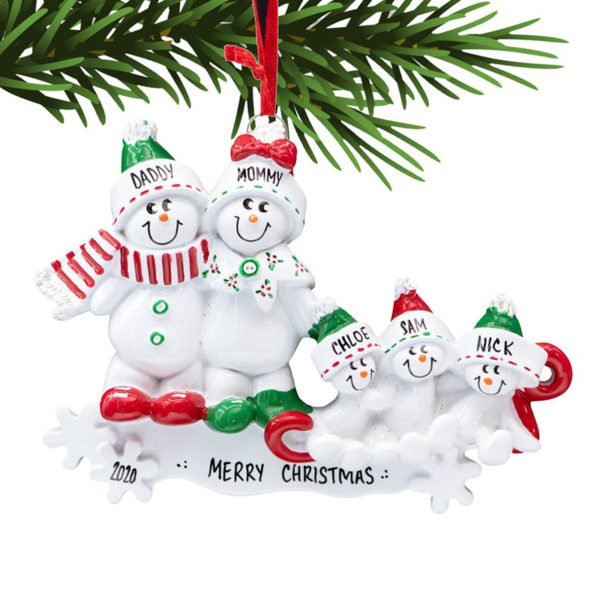 custom family christmas ornaments