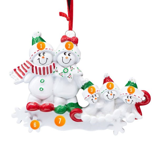 custom family christmas ornaments