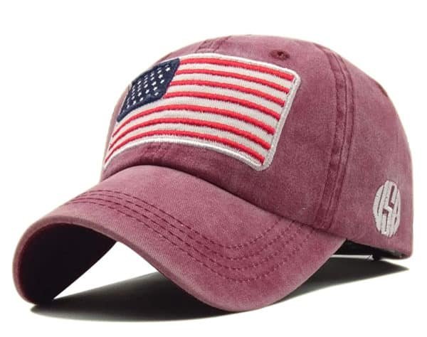 american flag ball caps