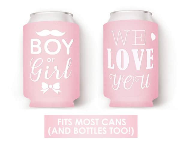 baby shower can koozies