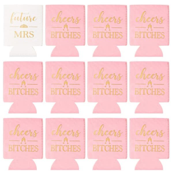bachelorette beer koozies