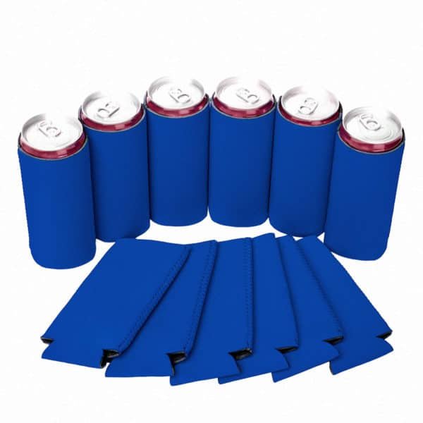 black neoprene koozies