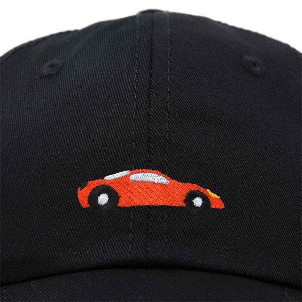 black baseball cap embroidered
