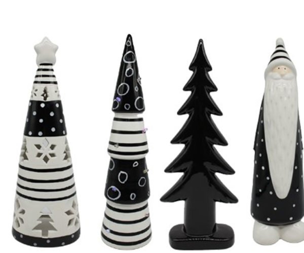 black christmas ornaments wholesale