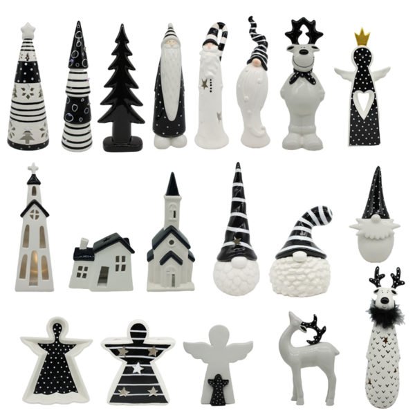 black christmas ornaments wholesale