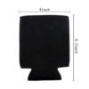 black neoprene koozies