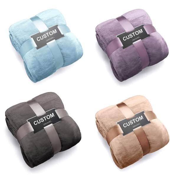 customize blankets in bulk