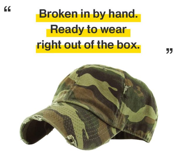 camo baseball caps
