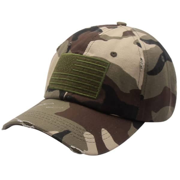 camouflage cap