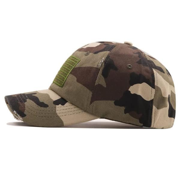camouflage cap