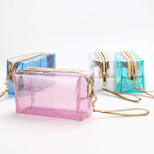 clear vinyl cosmetic bags wholesale