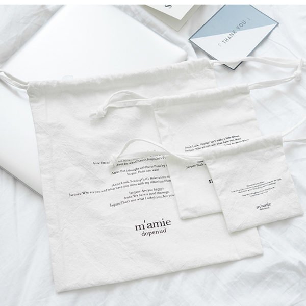 cotton drawstring bags custom