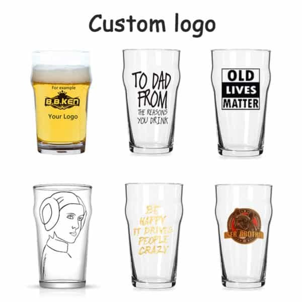 custom beer glassware