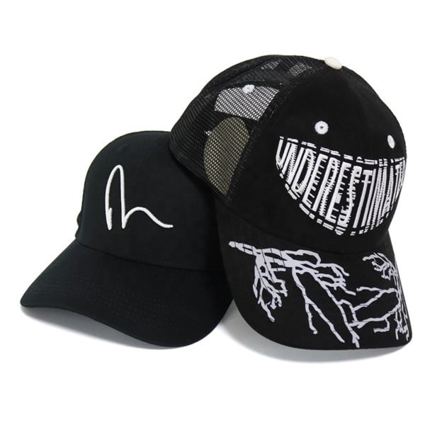 gorra de camionero negra personalizada