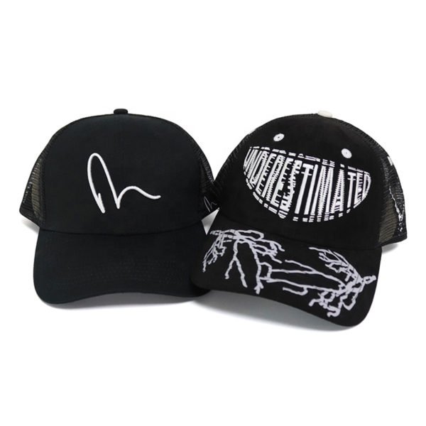 gorra de camionero negra personalizada