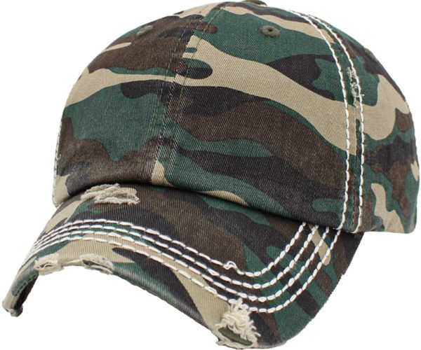custom camo baseball caps