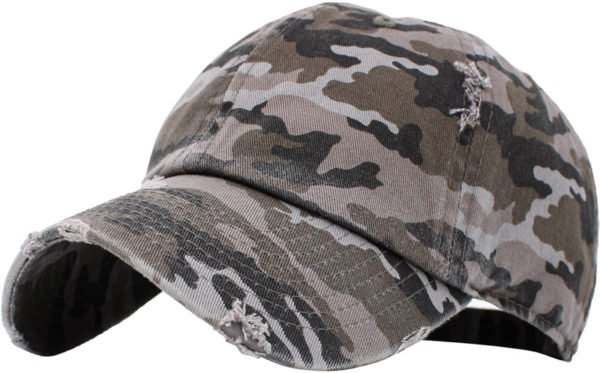 custom camo baseball caps