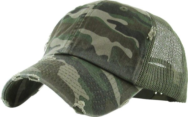 custom camo baseball caps