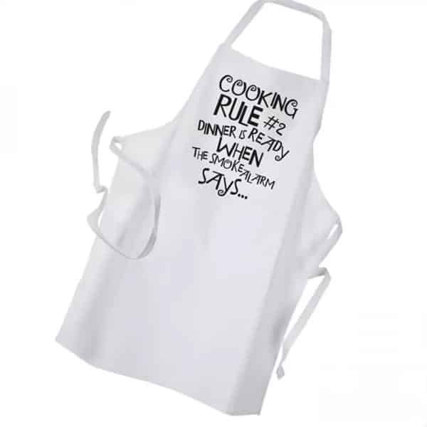 custom chef hat and apron