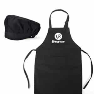 custom chef hat and apron