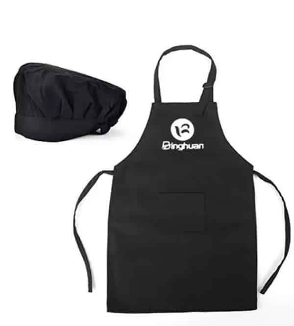 custom chef hat and apron