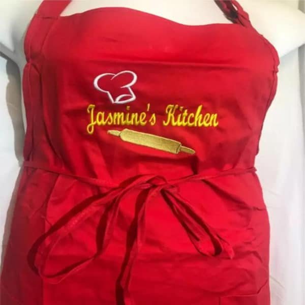 custom embroidered aprons