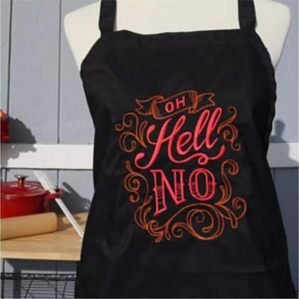 custom embroidered aprons