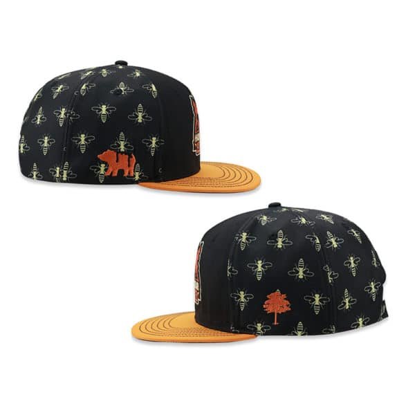 custom hat front and back