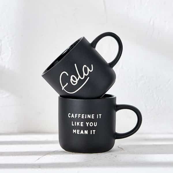 custom logo ceramic mugs