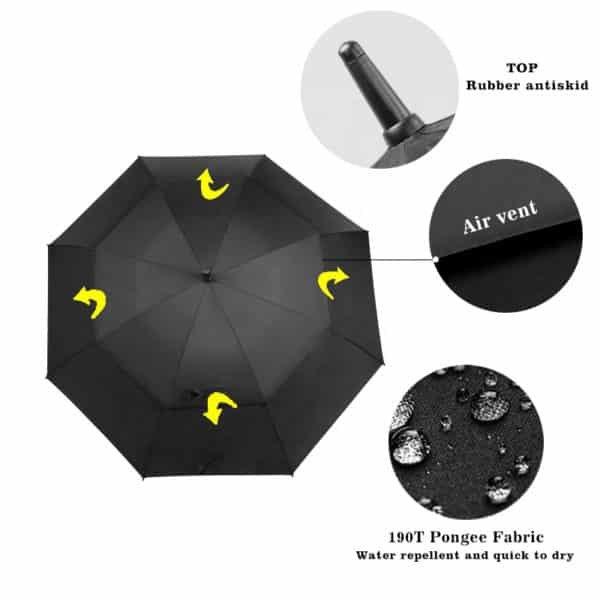 custom logo golf umbrellas
