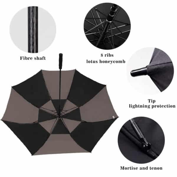 custom logo golf umbrellas