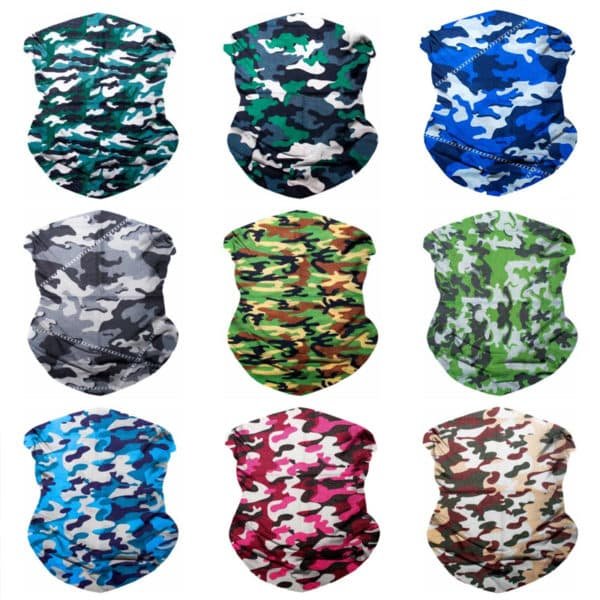 custom logo neck gaiter no minimum