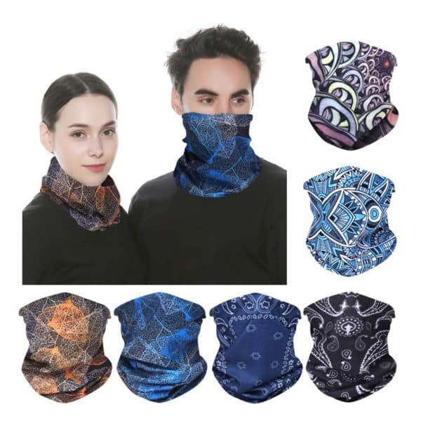 custom logo neck gaiter no minimum