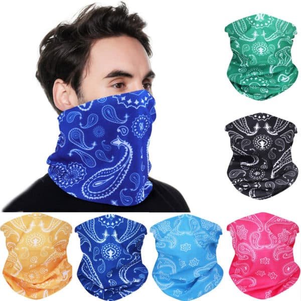 custom logo neck gaiter no minimum
