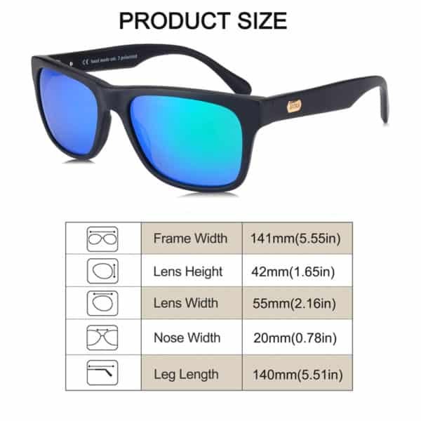 custom logo polarized sunglasses