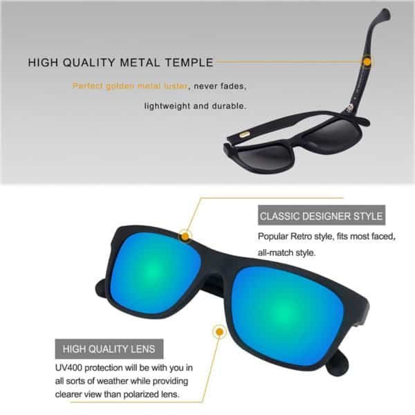 custom logo polarized sunglasses