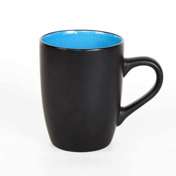 custom matte black coffee mugs