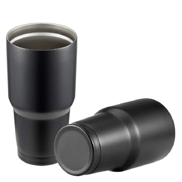 vaso negro mate personalizado