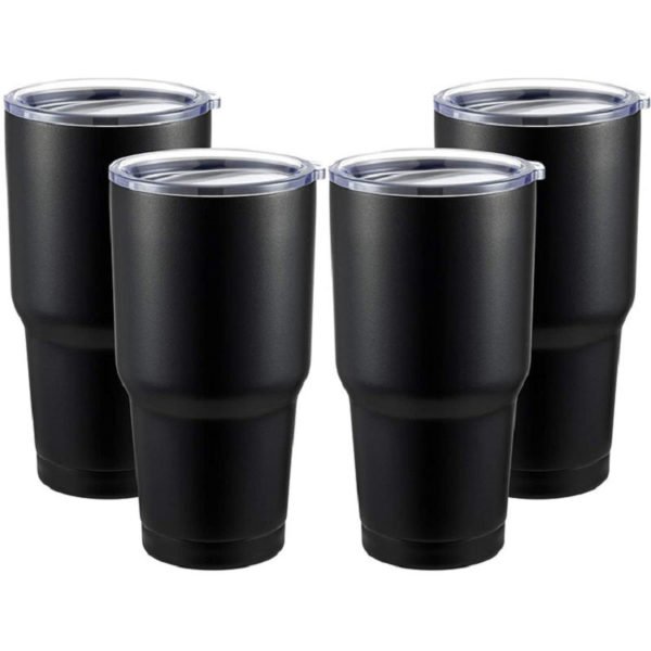 vaso negro mate personalizado