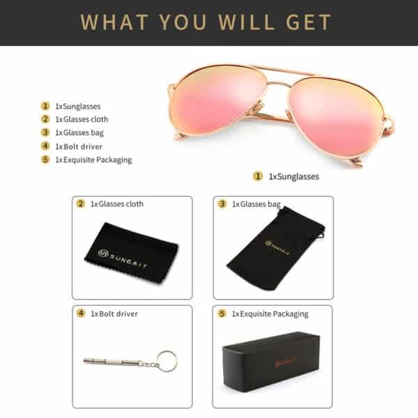 custom mirrored sunglasses