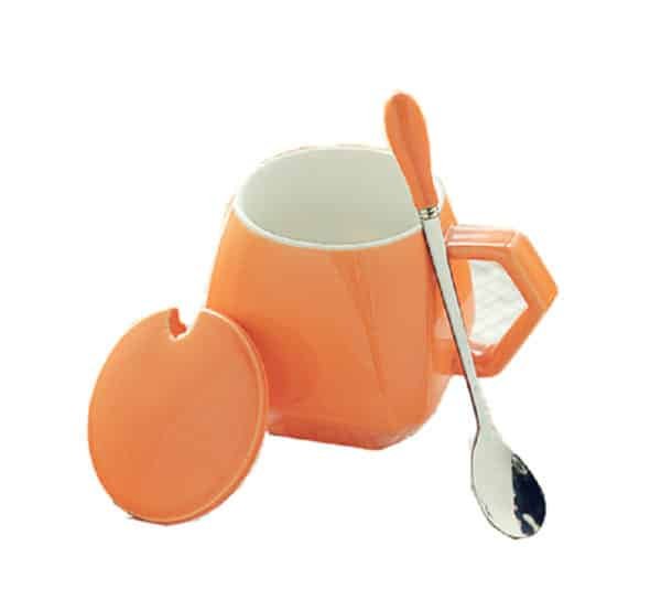 custom mug with spoon